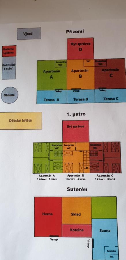 Apartmany Srub Vytonka Lipno Přední Výtoň Eksteriør bilde